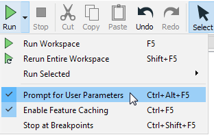 Turning Prompt for User Parameters on